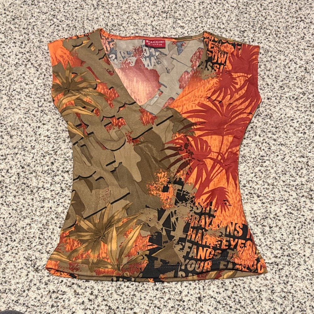 EURO Patterned Baby Tee